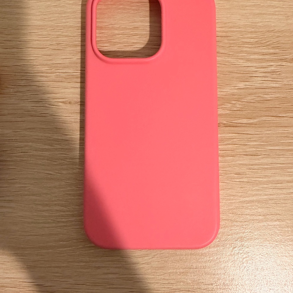 Pink Silicone Phone Case - Brand